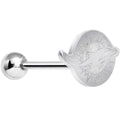 Officially Licensed NFL Cut Out Miami Dolphins Tongue Ring