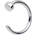 20G 1/4 Simple Disc Nose Hoop