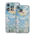 White & Blue - Apple iPhone 15 Skin