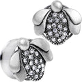 20mm Clear Gem Steel Allow Me Ladybug Double Flare Tunnel Plug Set