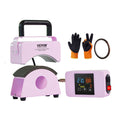 Hat Press Machine Mini Hat Heat Press for Caps 5.9x3.15 inch Plate Purple